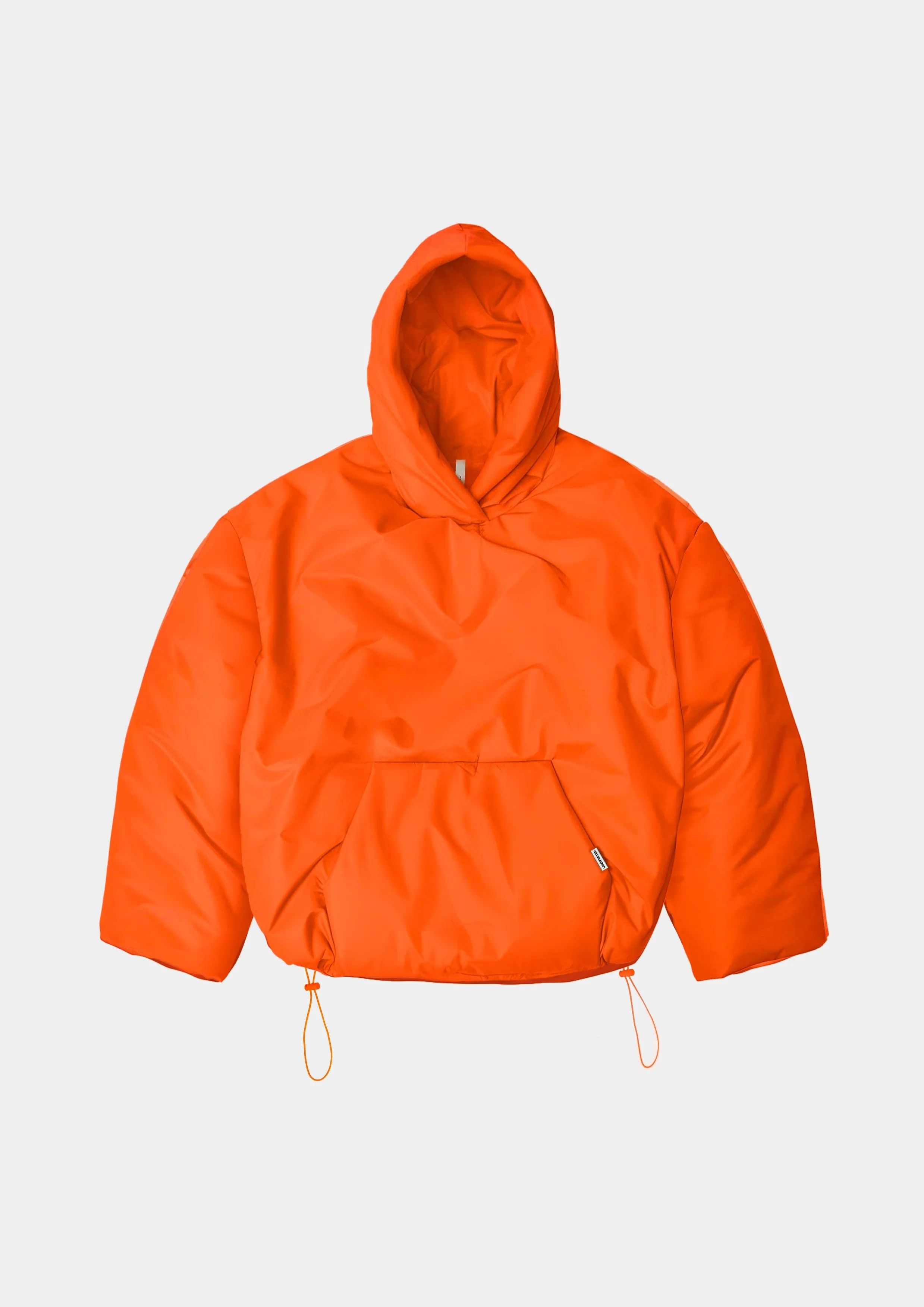 Airdrop Puffer Hoodie - Neon Orange