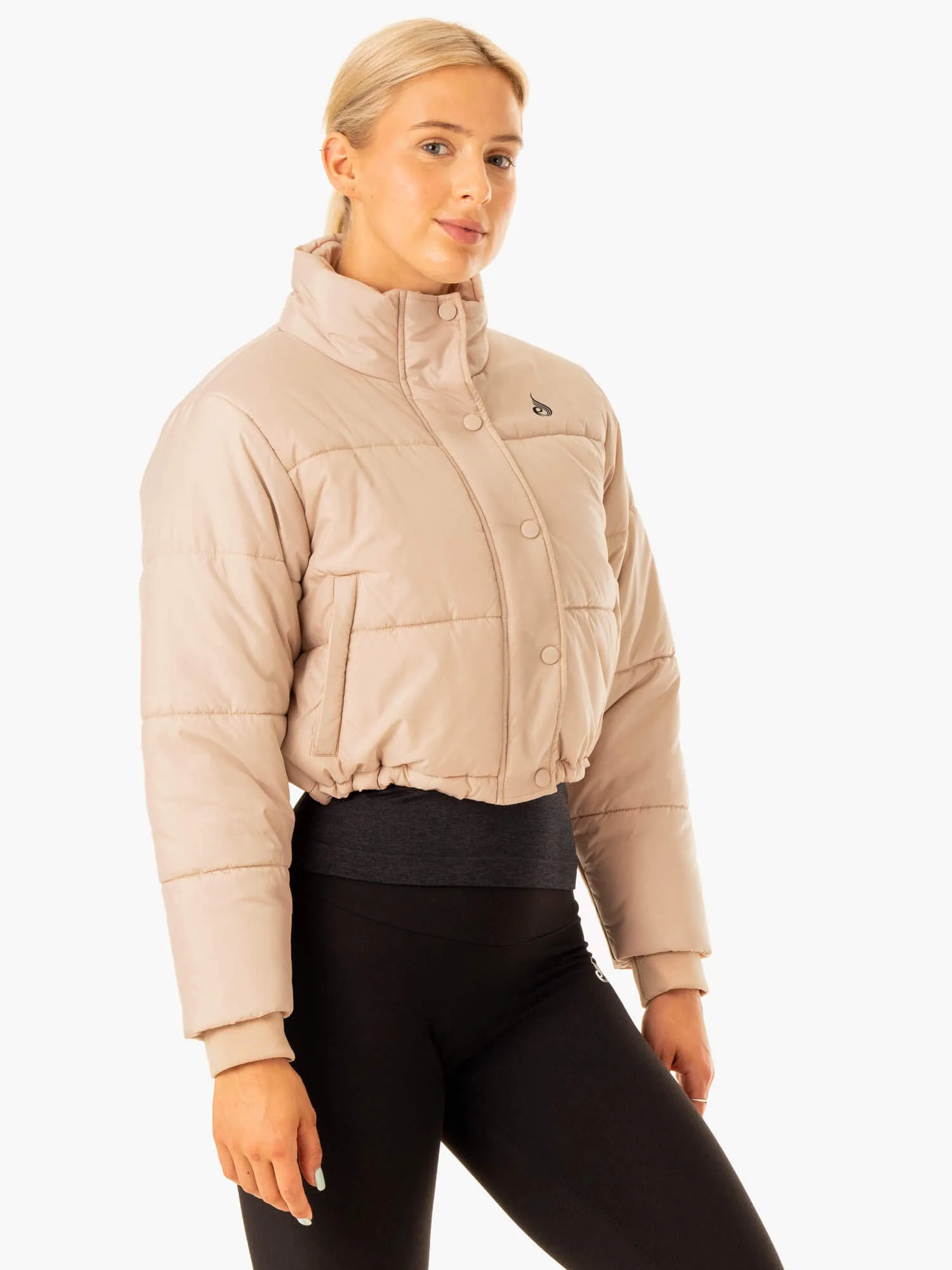 Apex Puffer Jacket - Nude