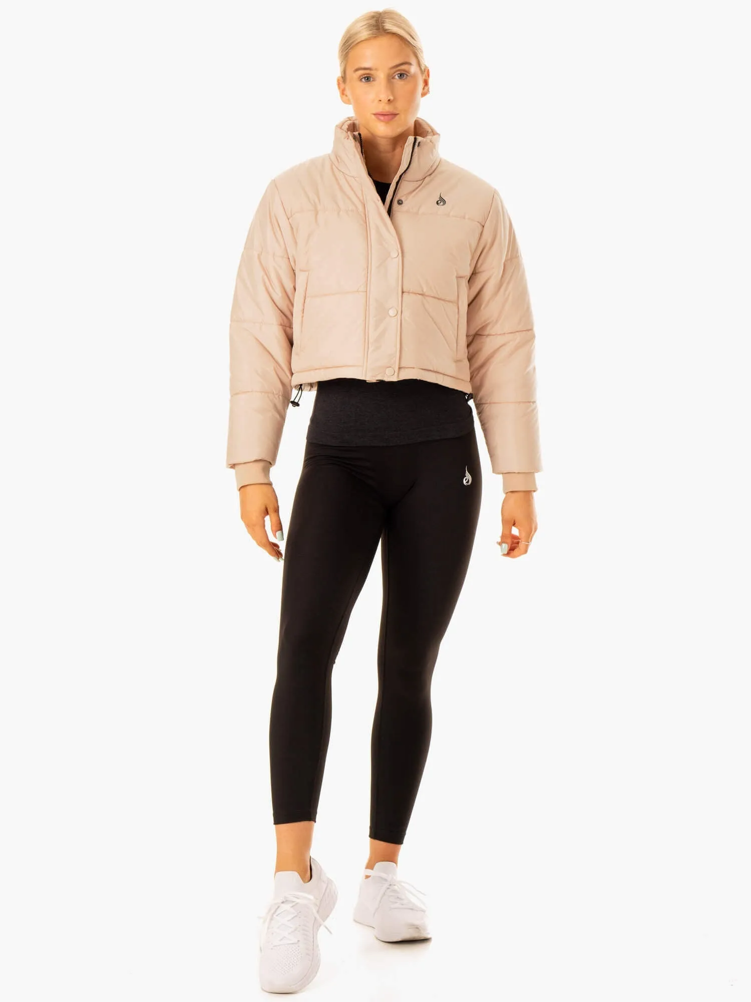 Apex Puffer Jacket - Nude