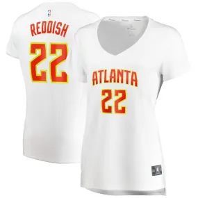 Atlanta Hawks Cam Reddish Fanatics Branded Replica Fast Break Association Jersey Womens - White | Ireland Y0096M6