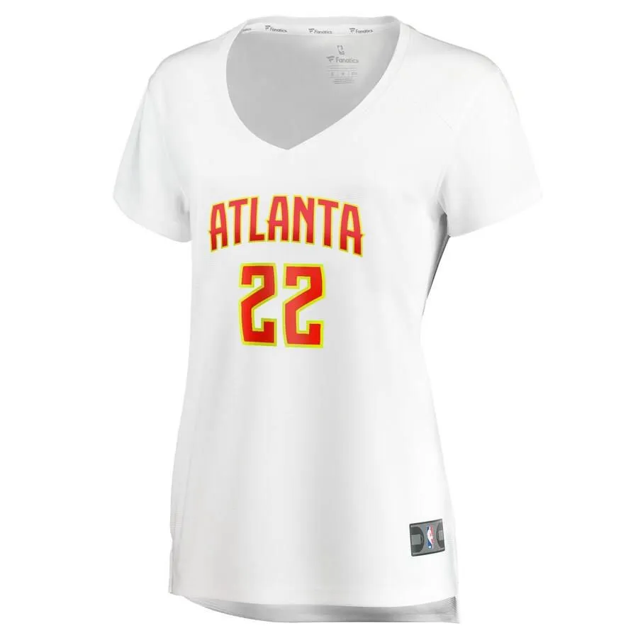 Atlanta Hawks Cam Reddish Fanatics Branded Replica Fast Break Association Jersey Womens - White | Ireland Y0096M6