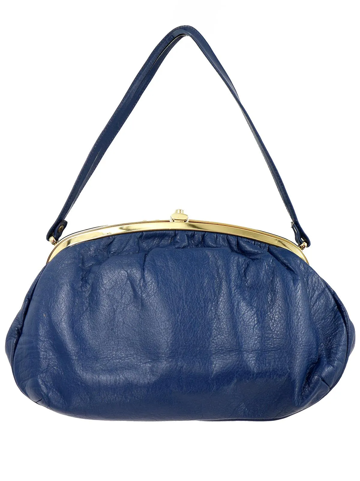 Blue 1970s Vintage Shoulder Bag