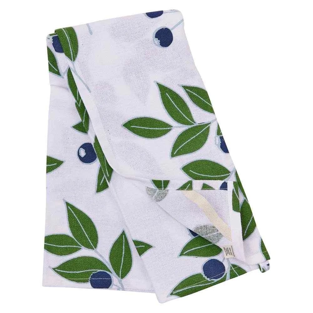 Blueberry Bunch Cotton Kitchen Towels (Set of 3)