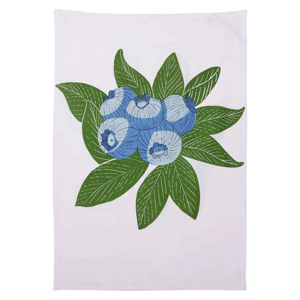 Blueberry Bunch Cotton Kitchen Towels (Set of 3)