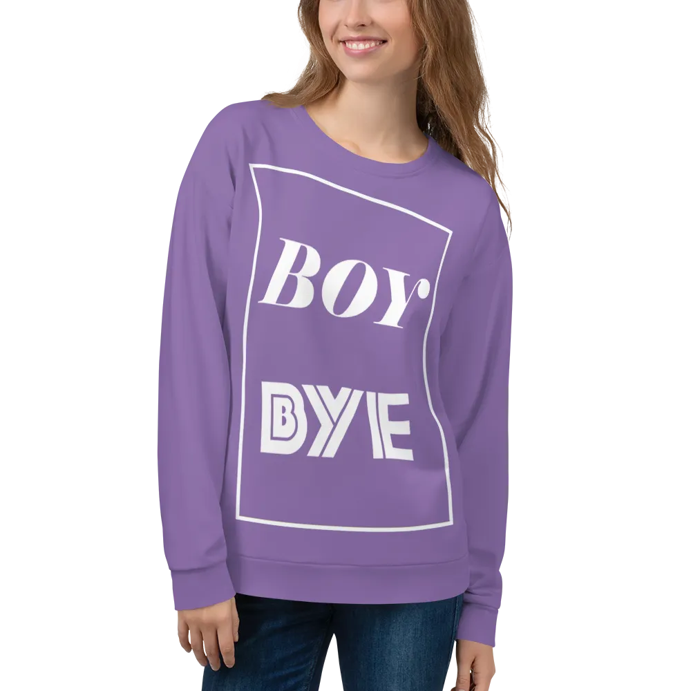 Boy BYE Sweatshirt (Violet)