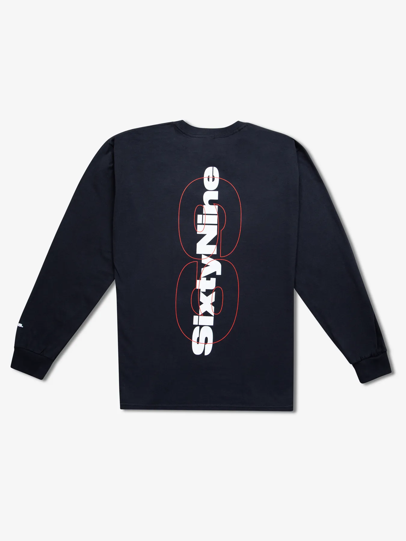 Chaos SixtyNine Black 'Sunday' Long Sleeved T-shirt