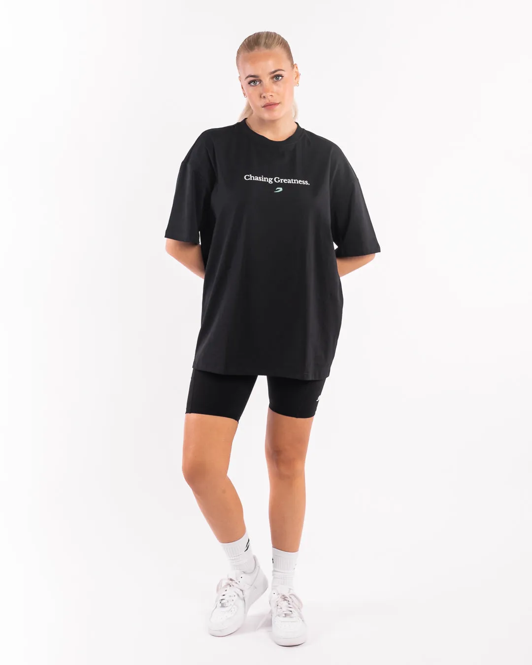 Chasing Greatness Oversized T-Shirt - Black