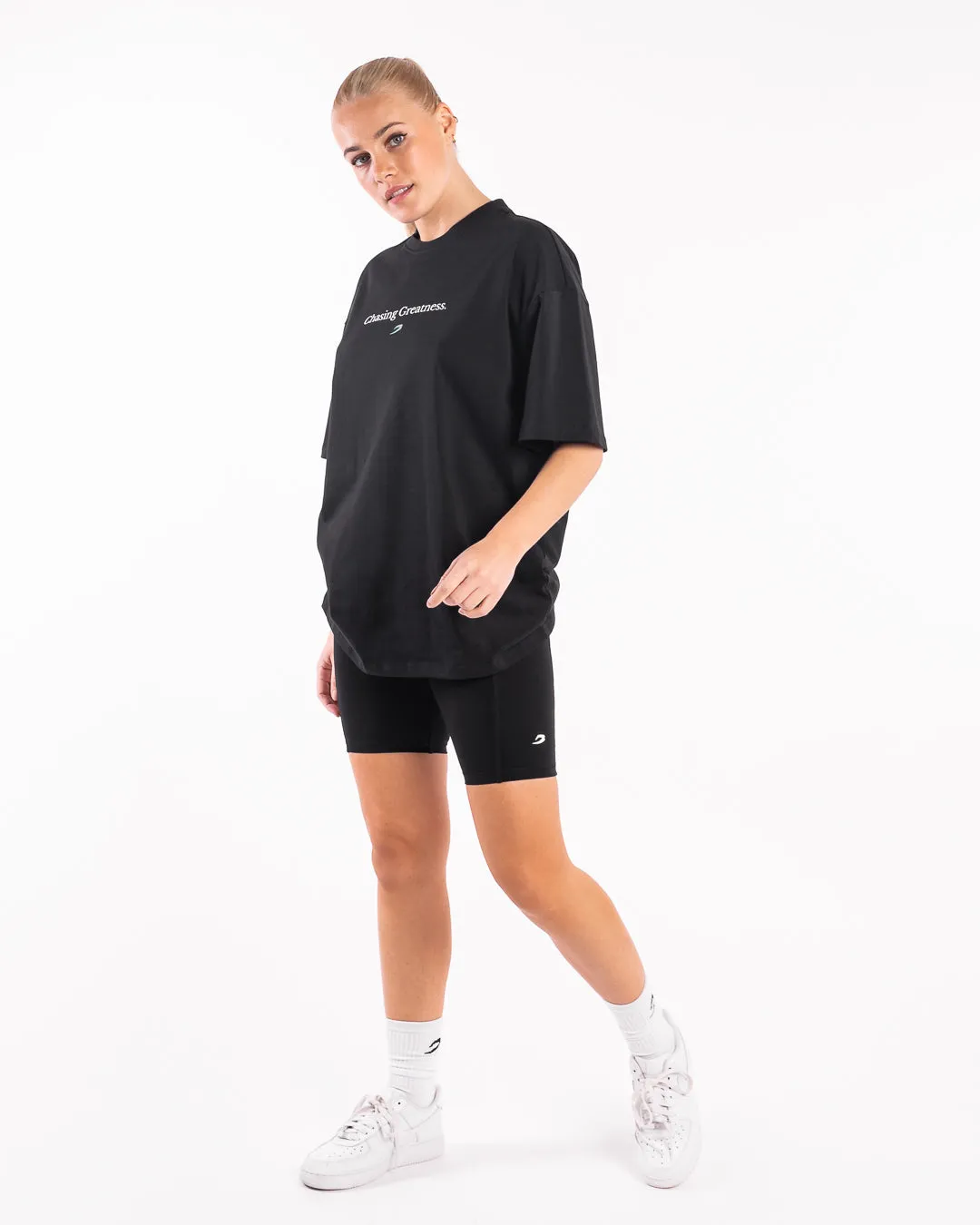 Chasing Greatness Oversized T-Shirt - Black