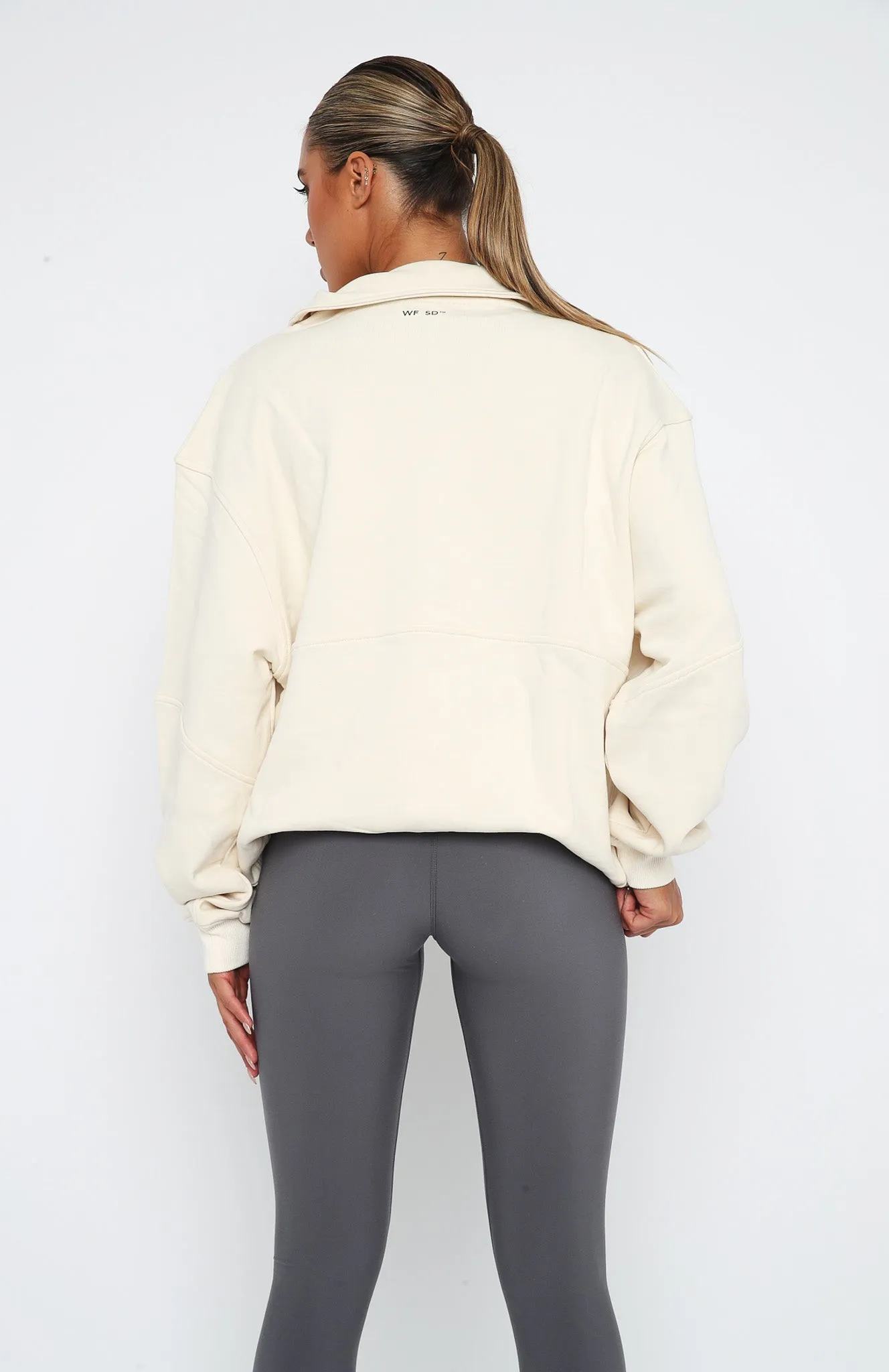 Chloe Zip Front Sweater Shell