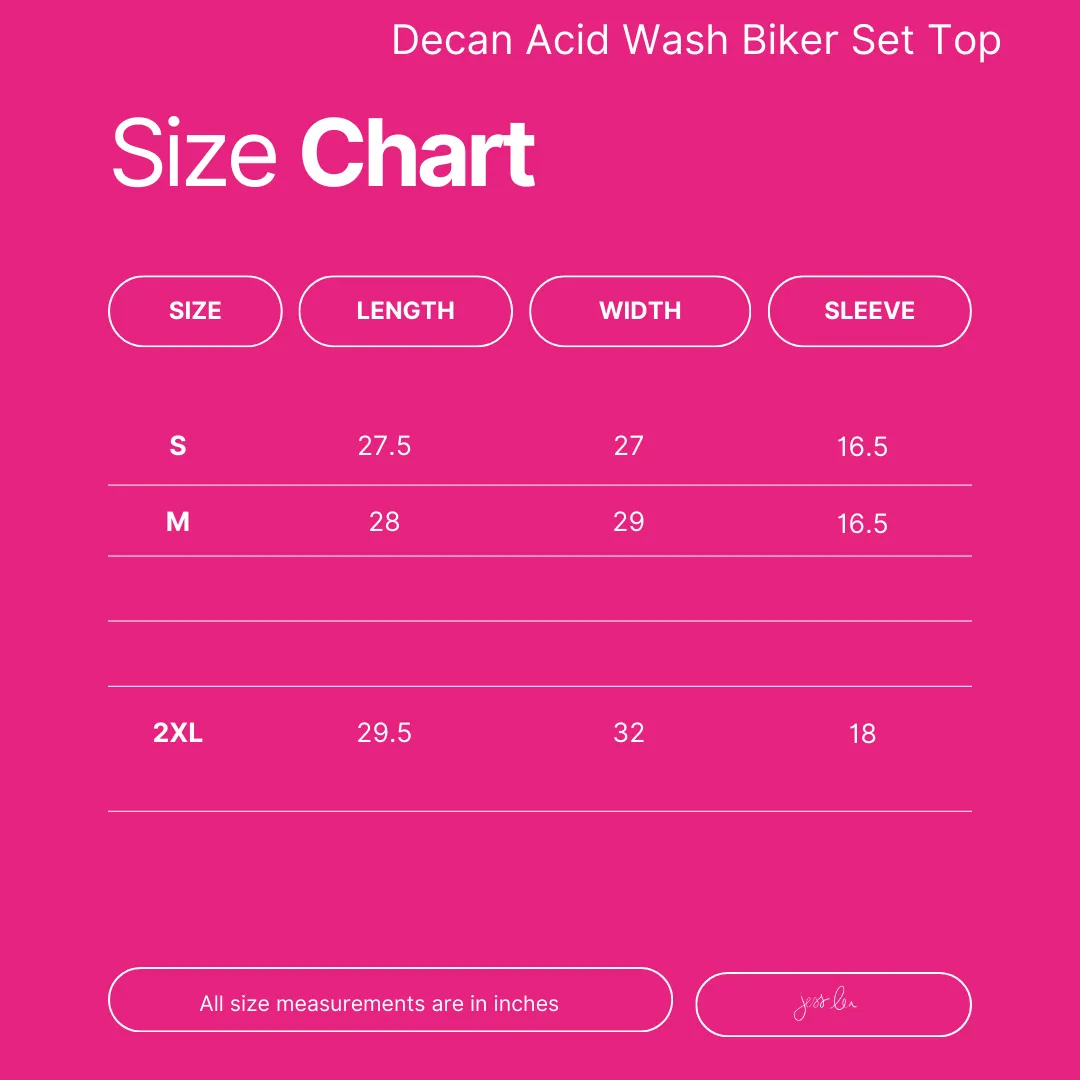 Decan Acid Wash Set