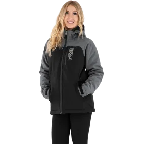 FXR Women's Vertical Pro Insulated Softshell Grey Heather/Black