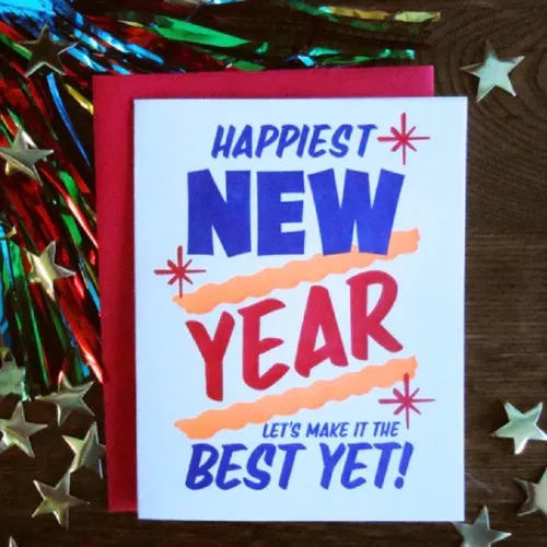 Happiest New Year Card