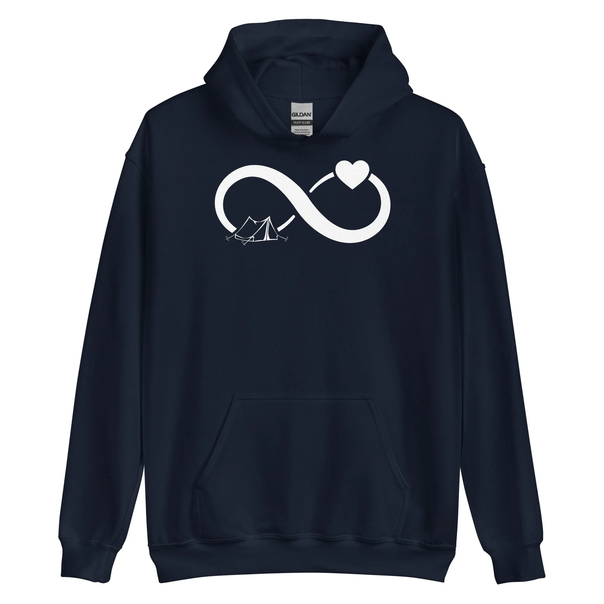 Infinity Heart and Camping 1 - Unisex Hoodie