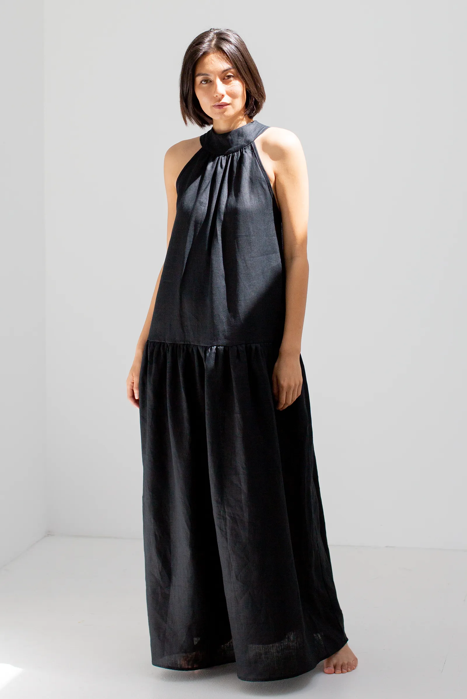 Lowe Deux Maxi Dress in Black