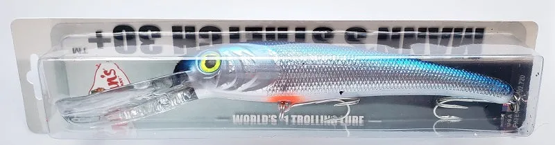 Mann's Stretch 30  Trolling Lure Chrome/Blue 11 1pk