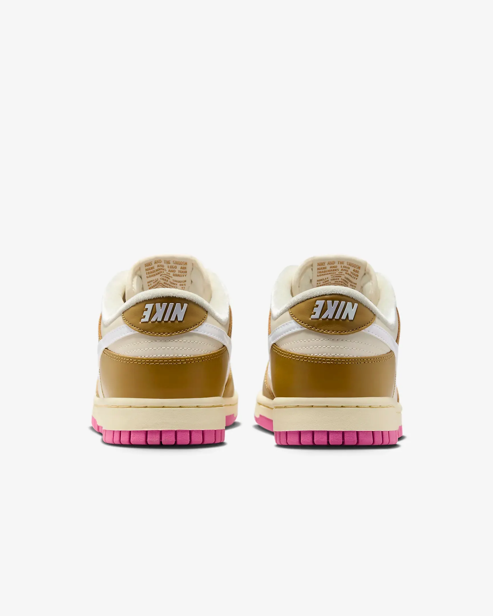 Nike Women's Dunk Low SE Shoes - Bronzine / Playful Pink / Alabaster / Coconut Milk