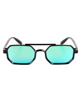 Occhiali da Sole Ottagonali Casual Sunglasses Uomo Donna Unisex Nero GIOSAL-OC1078A