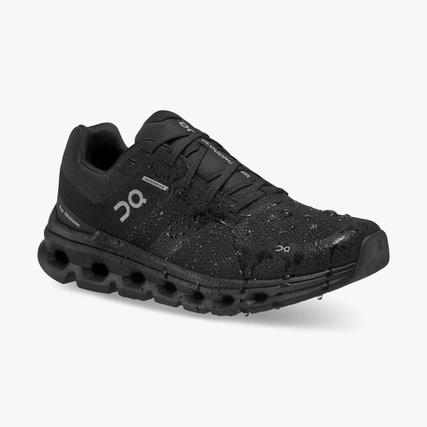 On Running Women's Cloudrunner Waterproof Shoes - All Black