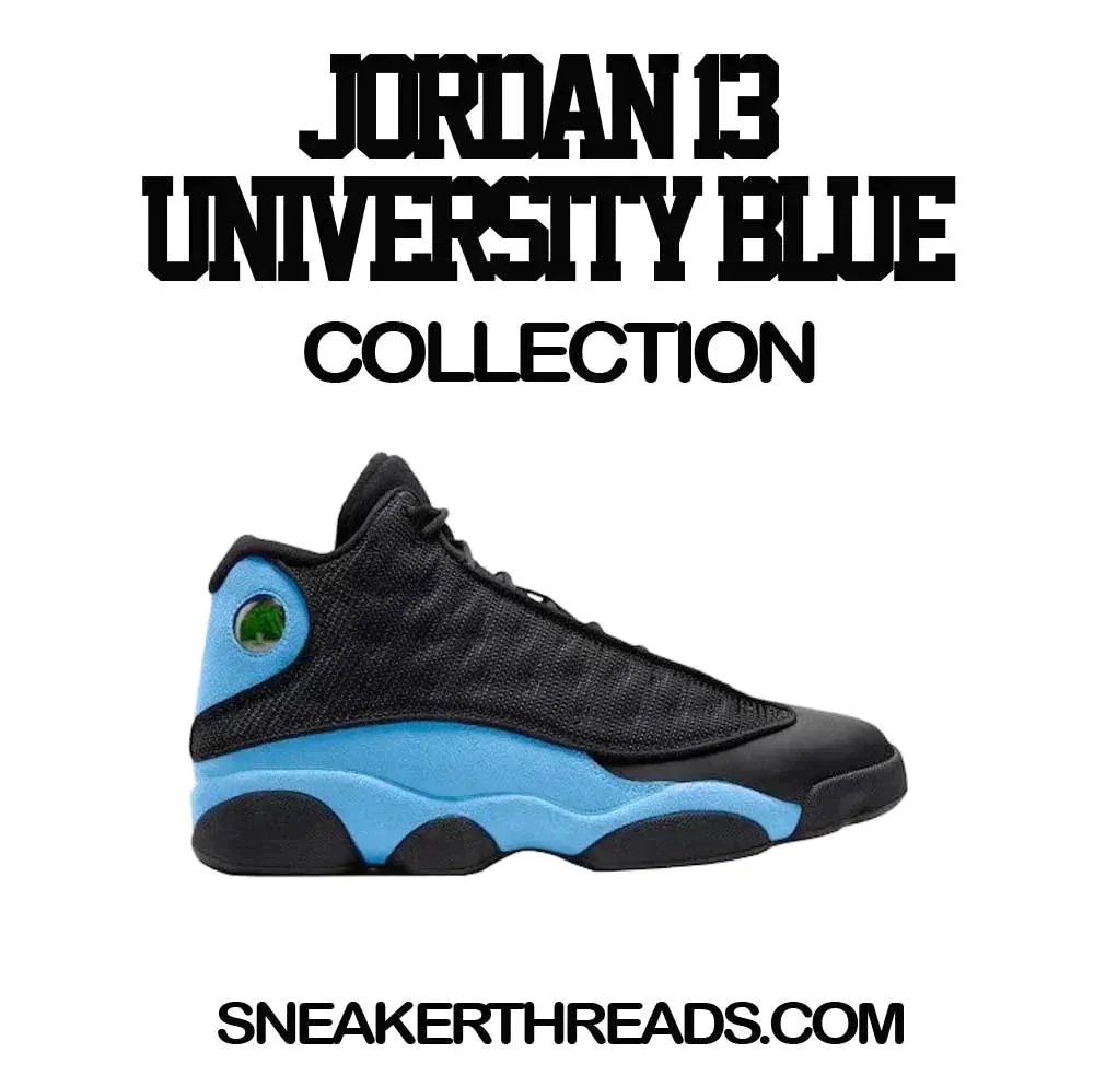 Retro 13 University Blue Raging Face Shirt