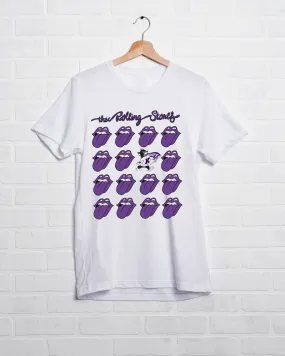 Rolling Stones Kansas State Multi Lick White Tee