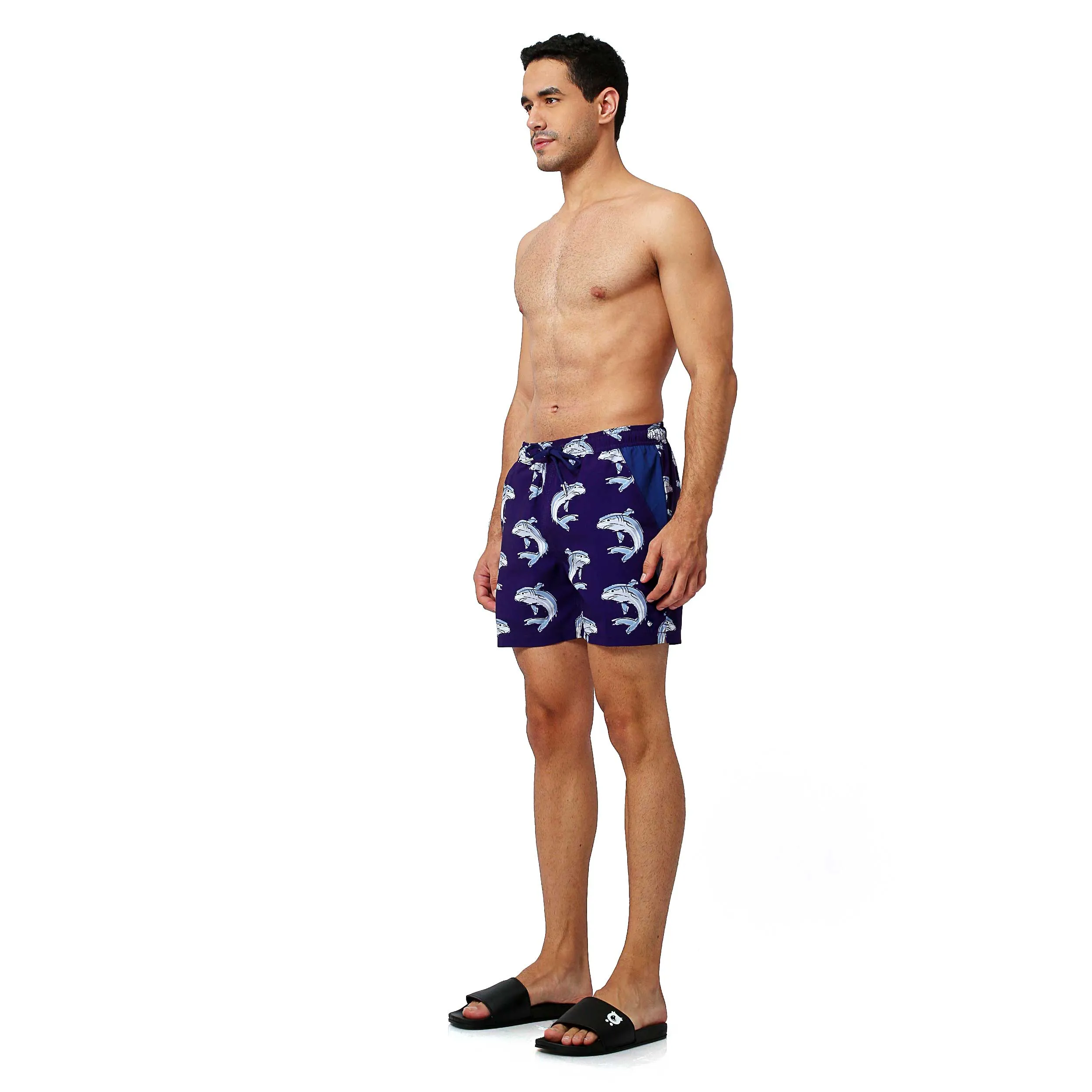 Sharks - Swim Shorts with MK1 Waterproof Pocket