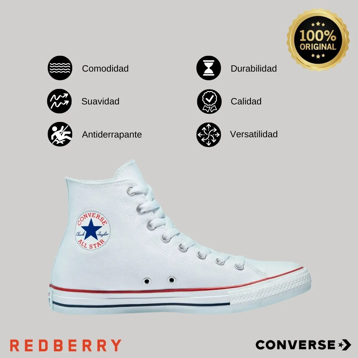 Tenis Converse Chuck Taylor Bota Unisex Corazones