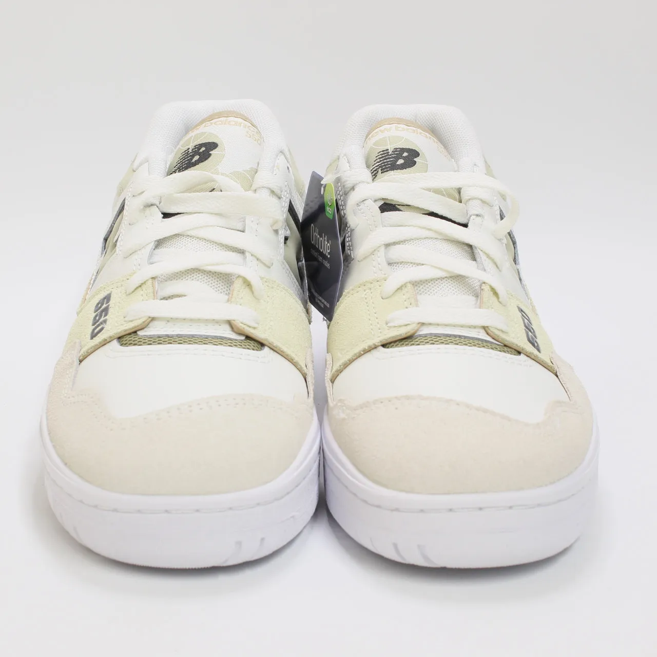 Womens New Balance BB550 Sea Salt Green Brown Trainers